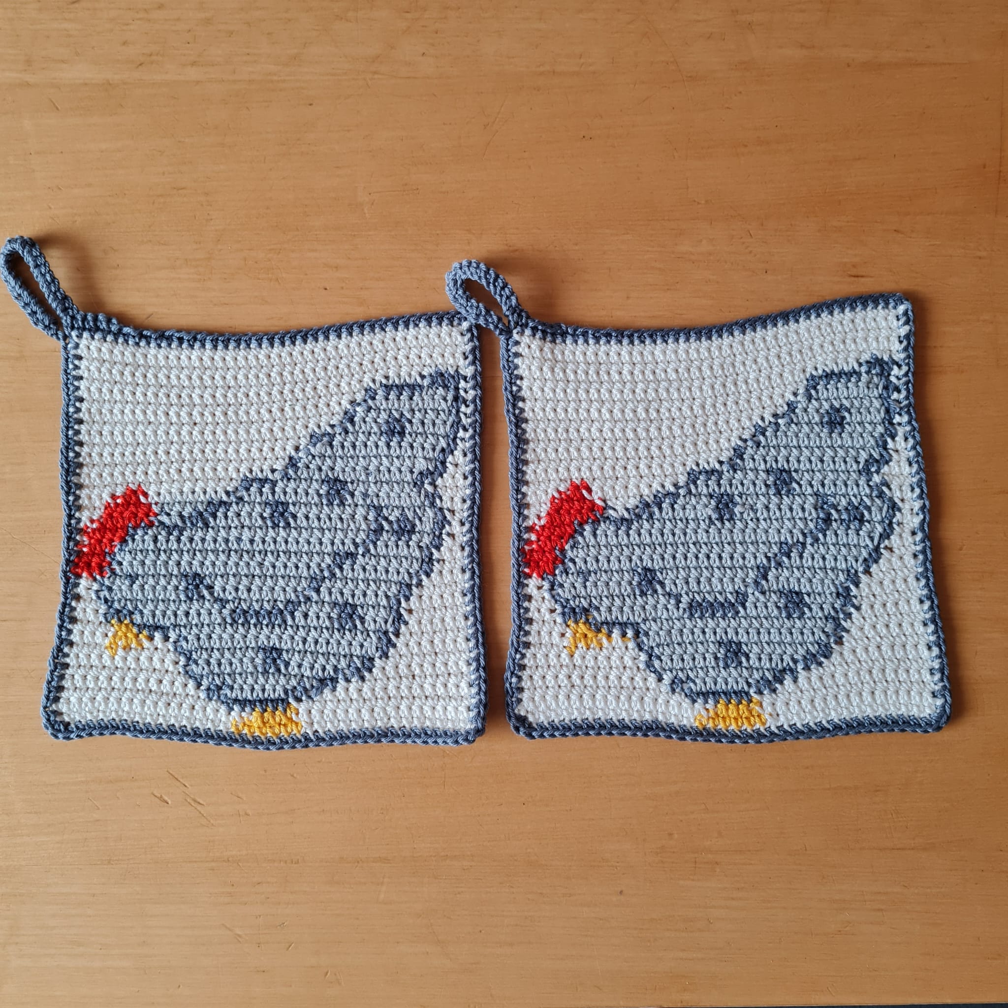 Häkelanleitung Topflappen Huhn – Bild 3
