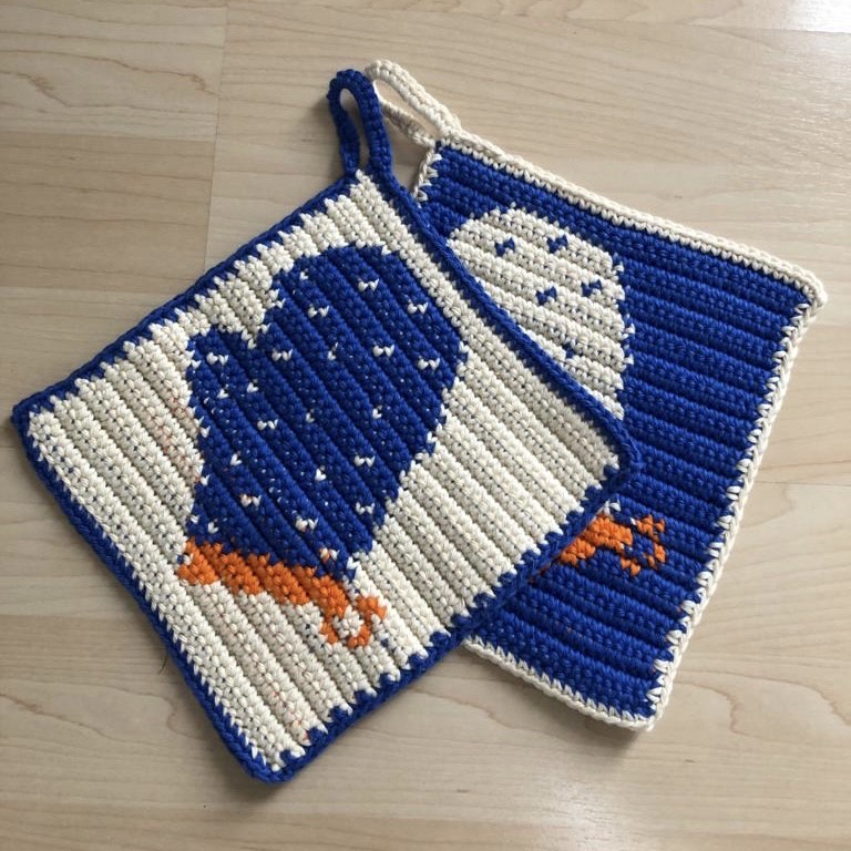 Häkelanleitung Topflappen Handschuh