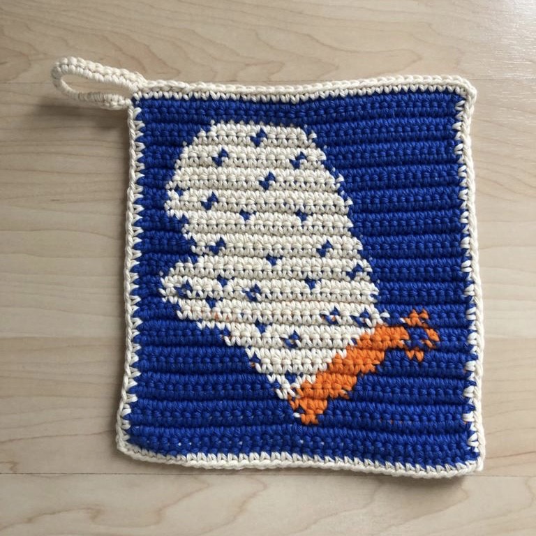 Häkelanleitung Topflappen Handschuh – Bild 2