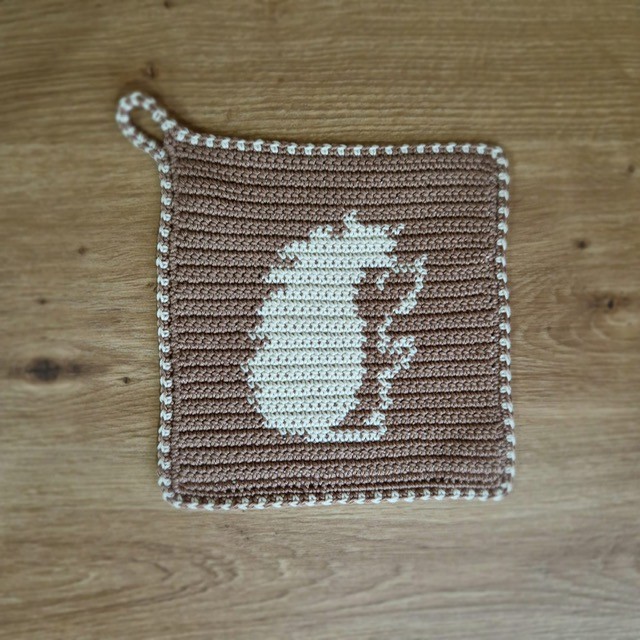 Häkelanleitung Topflappen "Igel" – Bild 3