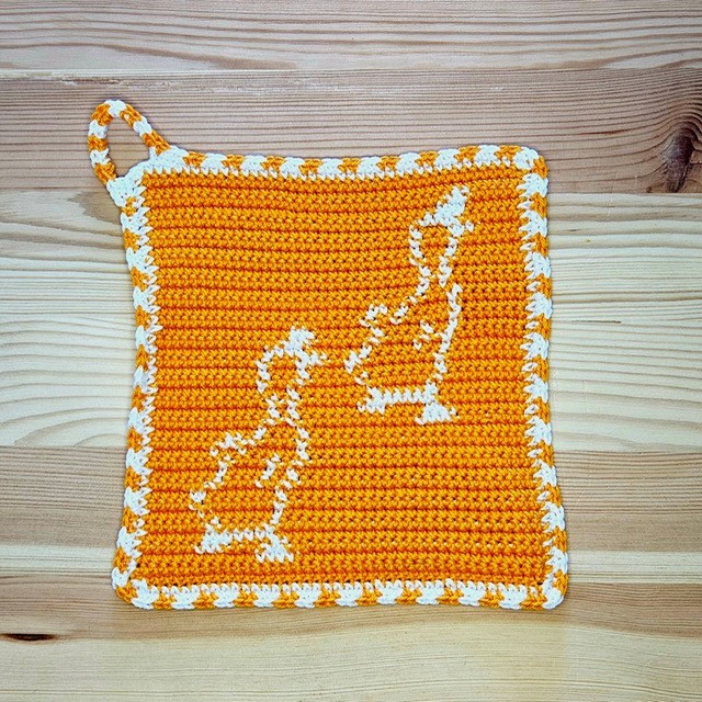 Häkelanleitung Topflappen "Enten" – Bild 3